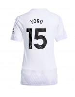 Manchester United Leny Yoro #15 Bortedrakt Dame 2025-26 Korte ermer